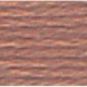 Close up of strands of 407 Dk Desert Sand embroidery floss.