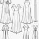 Simplicity 3619 pattern drawings