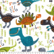 dinosaurs swatch