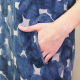 Close up view of dress pocket detail