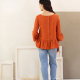 Full length back view of blouse