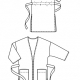 illustration of front and back of garment