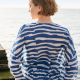 close up back view of person wearing garment