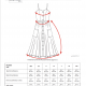 The Jessica dress size chart