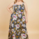 Holyoke Maxi Dress full view in printed fabric