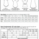 line drawing size chart and fabric