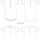 Morningside dress and shirt line drawing of style A