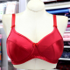 Red bra on mannequin - front view