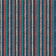 EVR-86558 From the Hear: abstract botanical strip in pinks, red, and blue on dark blue background