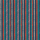 EVR-86558 From the Hear: abstract botanical strip in pinks, red, and blue on dark blue background