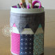 pencil holder - quilts my way