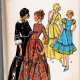 scan of pattern cover, showing 4 views of prairie dresses