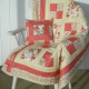Blossom Quilt with Matching Cushion