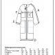 Line drawing with finished garment measurements