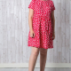 Cassie dress - view 2 - red dress with t-shirt bodice