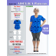 Adelica pattern 1553 Plus size Sewing pattern tunic