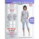 Adelica pattern 1610 Misses / Petite Wide neck Tunic Sewing pattern