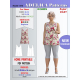 Adelica pattern 1570 Plus size Sewing pattern Top