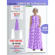 Adelica pattern 1648 Plus size Sewing Pattern Maxi Dress