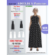 Adelica pattern 1649 Plus size Sewing Pattern Maxi / Midi Dress