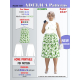 Adelica pattern 1651 Plus size Sewing Pattern Elastic waistband skirt