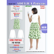 Adelica pattern 1651 Misses / Petite Sewing Pattern Elastic waistband skirt