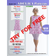 Adelica pattern 1571 Plus size Sewing Pattern Sleeveless Top-Tunic free