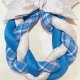 Blue cloth wreath