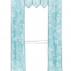 Drawing of valance and lined side panels