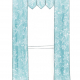 Drawing of valance and lined side panels