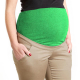 Fabric used in maternity trousers in green colour