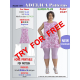 Adelica pattern 1571 Super Plus size Sewing Pattern Sleeveless Top-Tunic free