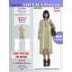 Adelica pattern 1655 Misses / Petite Sewing pattern Relaxed Fit High-Low dress