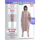 Adelica pattern 1656 Misses / Petite Oversized Midi length Dress sewing pattern