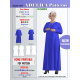 Adelica pattern 1657 Plus size Sewing pattern Maxi dress