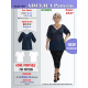 Adelica pattern 1607 Plus size Tunic Sewing patterns