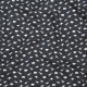 Black and off-white small dinosaur pattern fabric, generic view