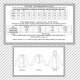 Luca Jacket schematic and sizing chart
