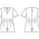 Line drawings, front and back