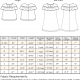 Fabric chart for top and dress.