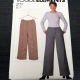 Pattern envelope of V9745 featuring model wearing pants against a white background