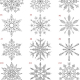 snowflakes outlines
