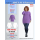 Plus size Sweatshirt Sewing pattern PDF