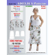 Midi length Flared Skirt Sewing Pattern PDF