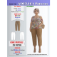 Plus size Cropped Pants Sewing pattern PDF