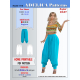 Misses Harem Pants Sewing Pattern PDF