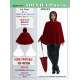 MISSES HOODED PONCHO CAPE SEWING PATTERN PDF