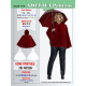 Plus size Poncho Cape Sewing pattern PDF