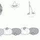 Line drawing of pattern options including wreath, placemats, and table runners