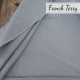 Gray cotton French terry